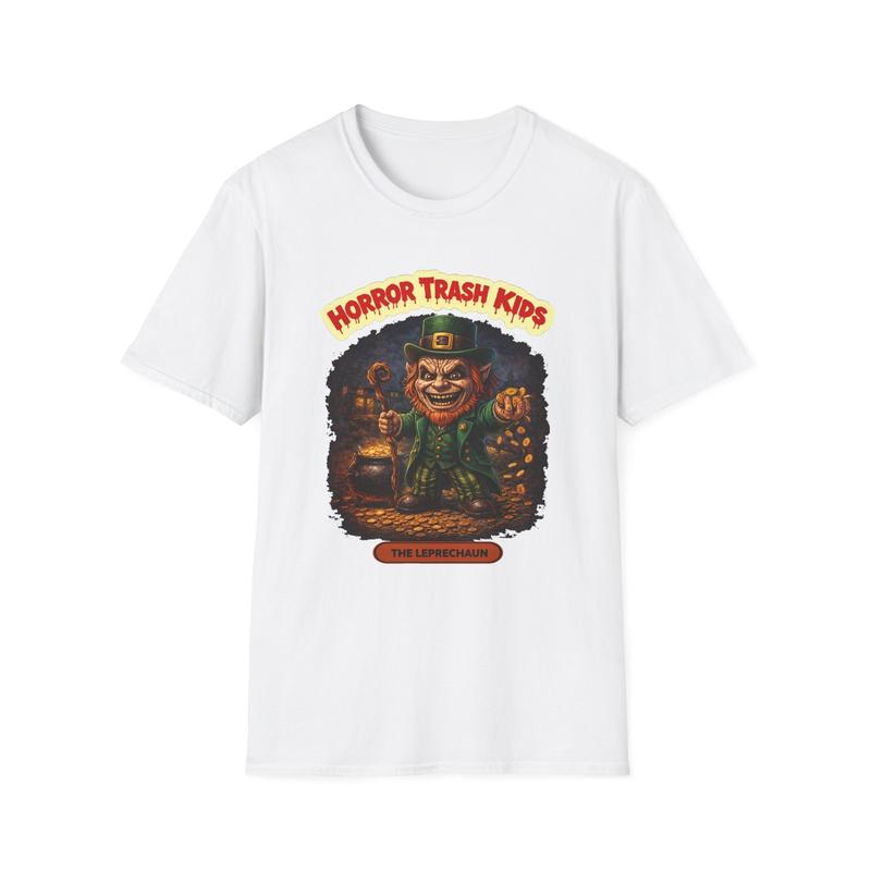 Horror Trash Leprechaun Unisex T-Shirt | Creepy St. Patrick Design