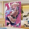 Himiko Toga Boku No Hero Academia Shower Curtain Summer Beach Bathroom Decorative Shower Curtain, Waterproof