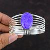 Charoite Cuff Bracelet Gemstone Bangle 925 Sterling Silver Cuff Bracelet Adjustable Bangle Handmade Jewelry Gifts For Her Latest Design Cuff