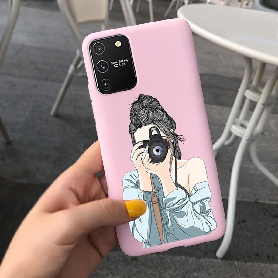 For Samsung Galaxy S10 Lite 2020 Case Colorful Flower Silicon Soft Back Cover For Samsung S10 Lite 2020 S5 S10lite SM-G770F Etui