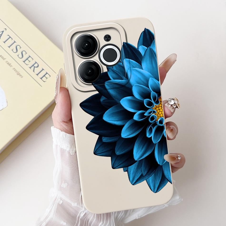 For Itel A80 Beautiful Bow Rose Painting Phone Case For Itel A80 A671L A671LC Shockproof Soft Silicone Cases