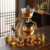 New Arrivals Creative Dargon Teapot Full Automatic Glass Tea Set Pu'er Oolong Magnetic Suction Cup Teapot Dropshipping