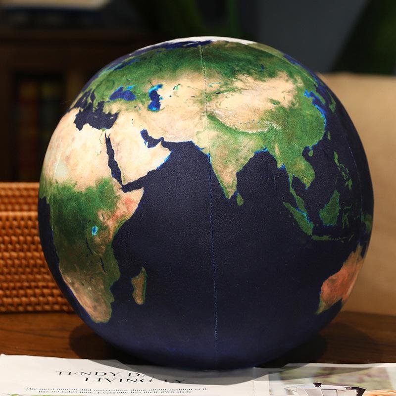 Имитация Земли, Солнца, Марса, плюшевая игрушка, плюшевые планеты в Солнечной системе, мягкая кукла, подушка, детские игрушки, подарки на день рождения, декор