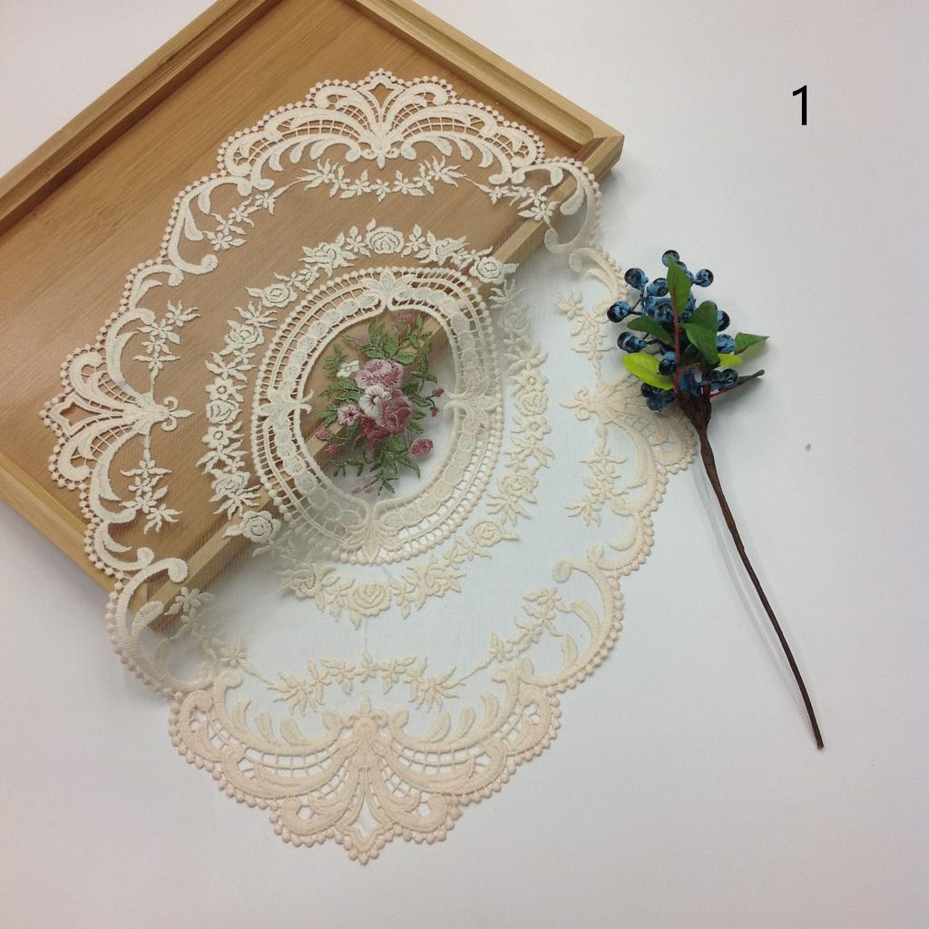 Винтажная кружевная салфетка для столовых приборов, вышитая скатерть, декоративные салфетки для столовой, вечеринки, свадьбы, антикварные подставки под кофе, салфетки для столовых приборов