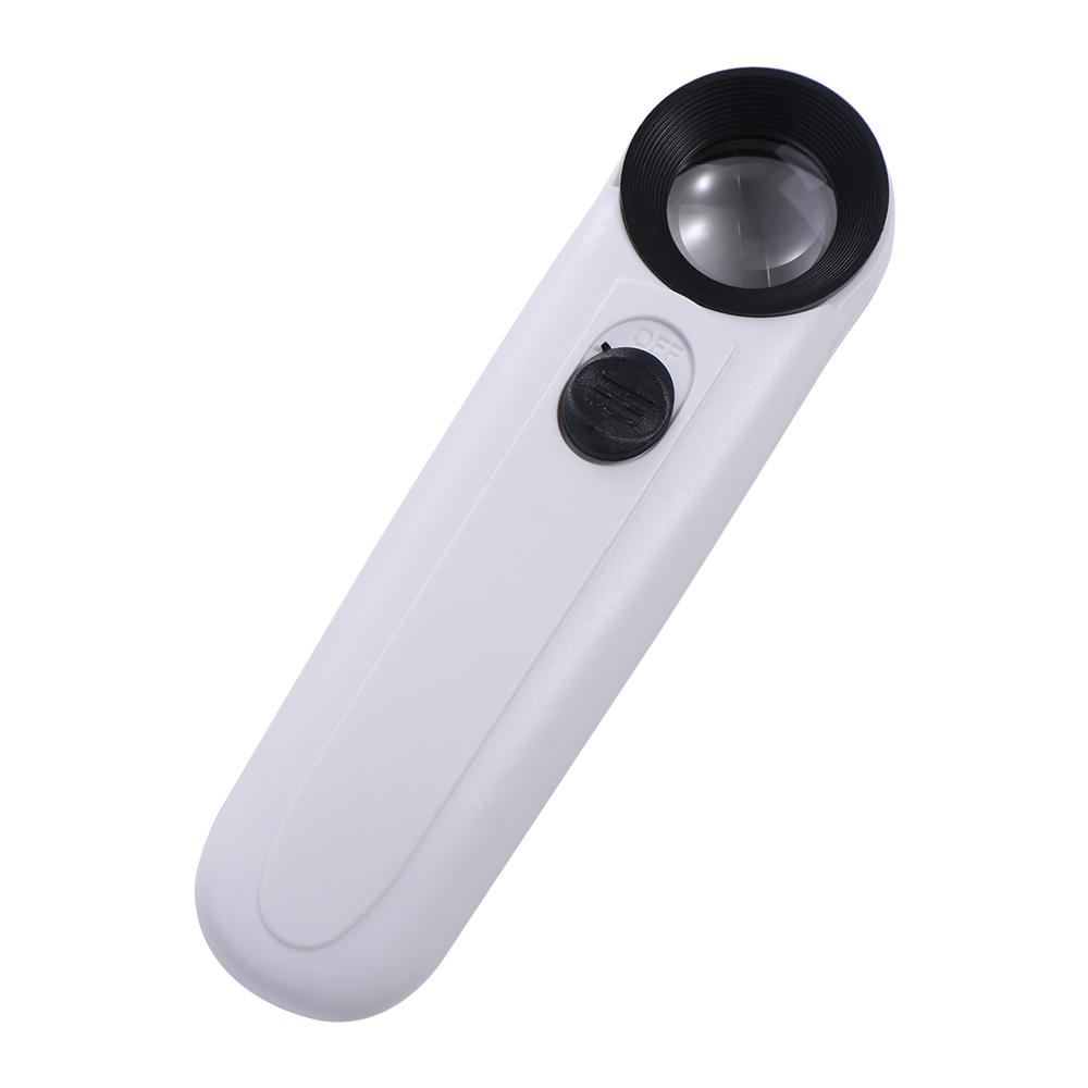 LED Light Magnifying Glass HD Handheld Magnifier Pocket Reading