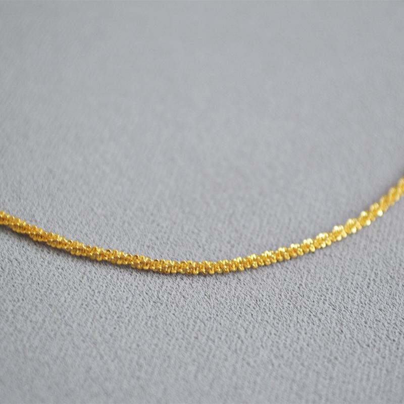 Минималистичное колье-чокер «Звездное небо» из золота 18 карат