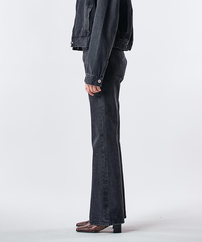 Pillogeulaem Классические черные джинсы bootcut