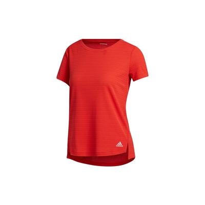 Футболка Aeroready Bonus Sports Training с коротким рукавом, женские топы, красная GP3968