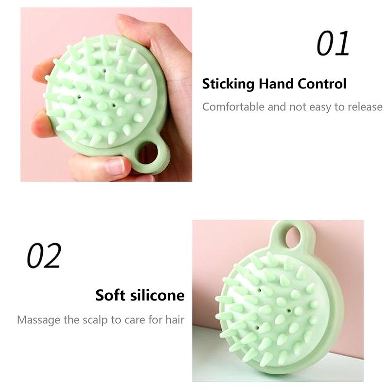 Silicone Shampoo Scalp Hair Massager Shampoo Massage Comb Bath Massage Brush Scalp Massager Hair Shower Brush Comb Care Tool