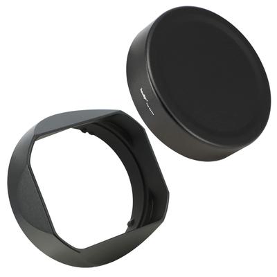 Металлическая бленда Haoge Bayonet Square с крышкой для объектива Sony FE 24 мм 40 мм G Prime F2.8 G, FE F2.5 G, FE50 мм F2.5