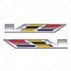 2pcs for Cadillac front fender side badge CT5 ATSL XTS CT6 XT4 xt5 CT4 Escalade upgrade V logo badge rear bumper sticker