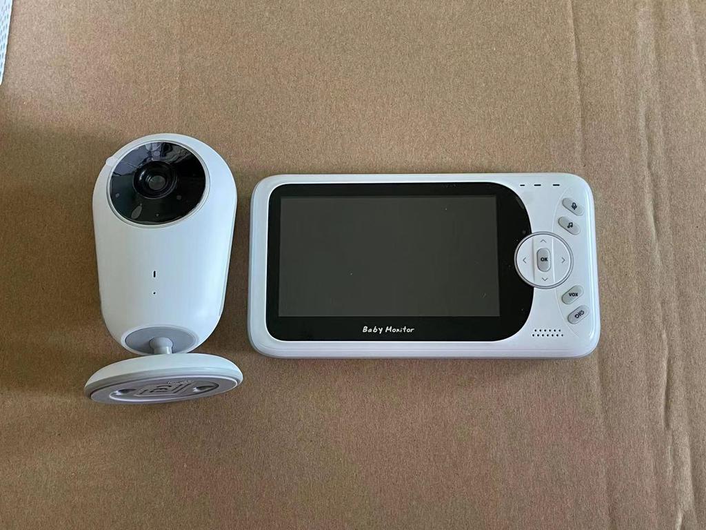 CrossVB609 3.2" Wireless Baby Monitor with Two-Way Talk, Night Vision, and Temperature Measurement