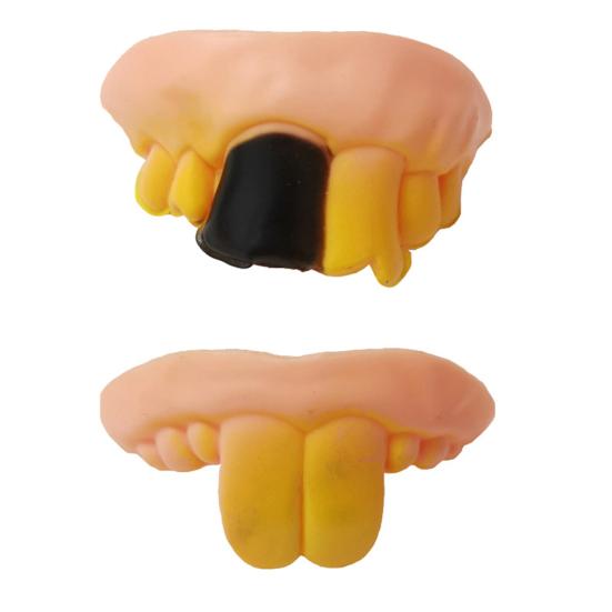10Pcs Funny Vampire Zombie Denture Teeth Halloween Cosplay Costume Trick Toys