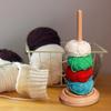 Wooden Yarn Holder Single or Double Yarn Skein Holder Desk Yarn Thread Dispenser