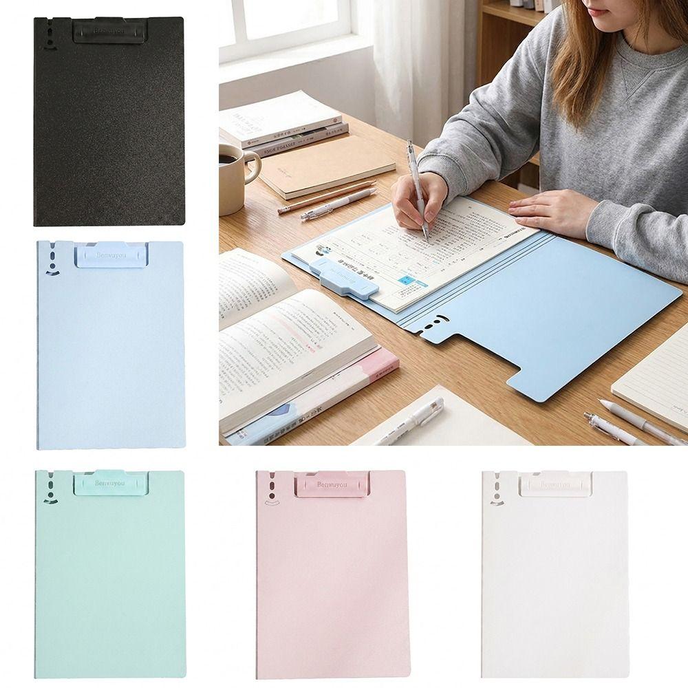 Foldable Clipboard 2-in-1 Writing Pad New File Folder Students