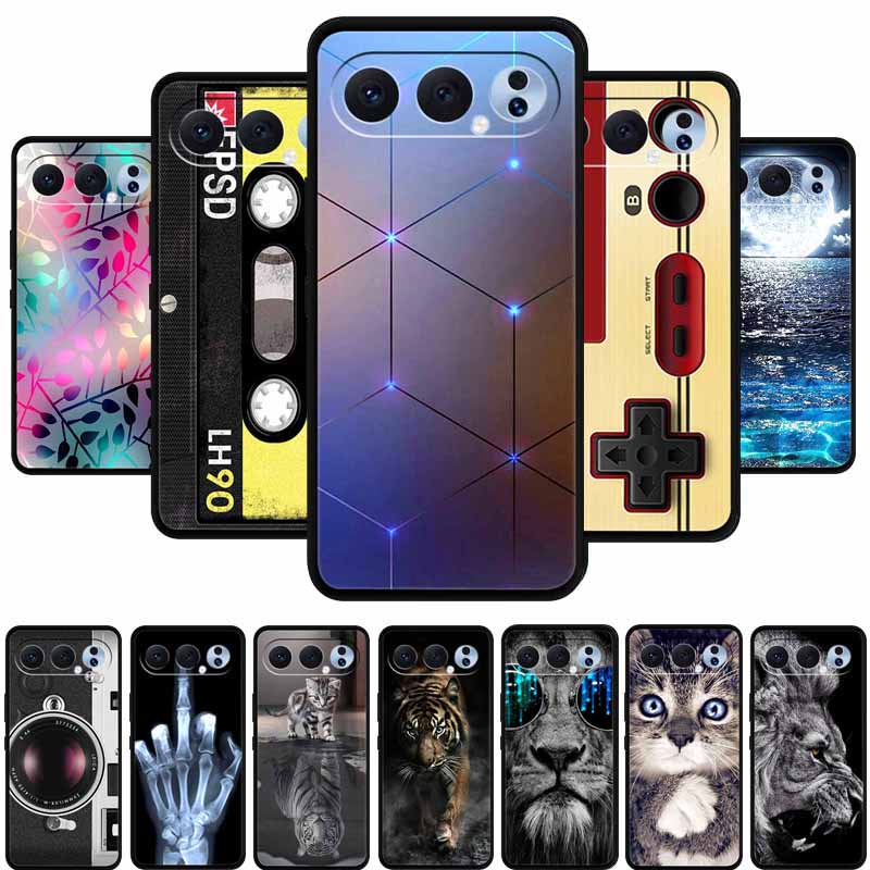 Case For Honor 500 Pro 5G Animals Lion Soft Black Silicone TPU Phone Case For Honor 500 Pro Shell 6.55" Protection Bumper Fundas