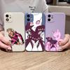 Cortoon JOJO’S BIZARRE Phone Case For IPhone 14 11 12 13 Pro Max X XR XSMax 6 6S 7 8 Plus SE 2022 Soft Square Color Phone Cover