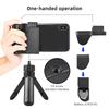 Wireless Handle Grip for Smartphone Vlog Selfie Phone Holder Stabilizer with Cold Shoe Mount 1 4 Inch Screw Hole
