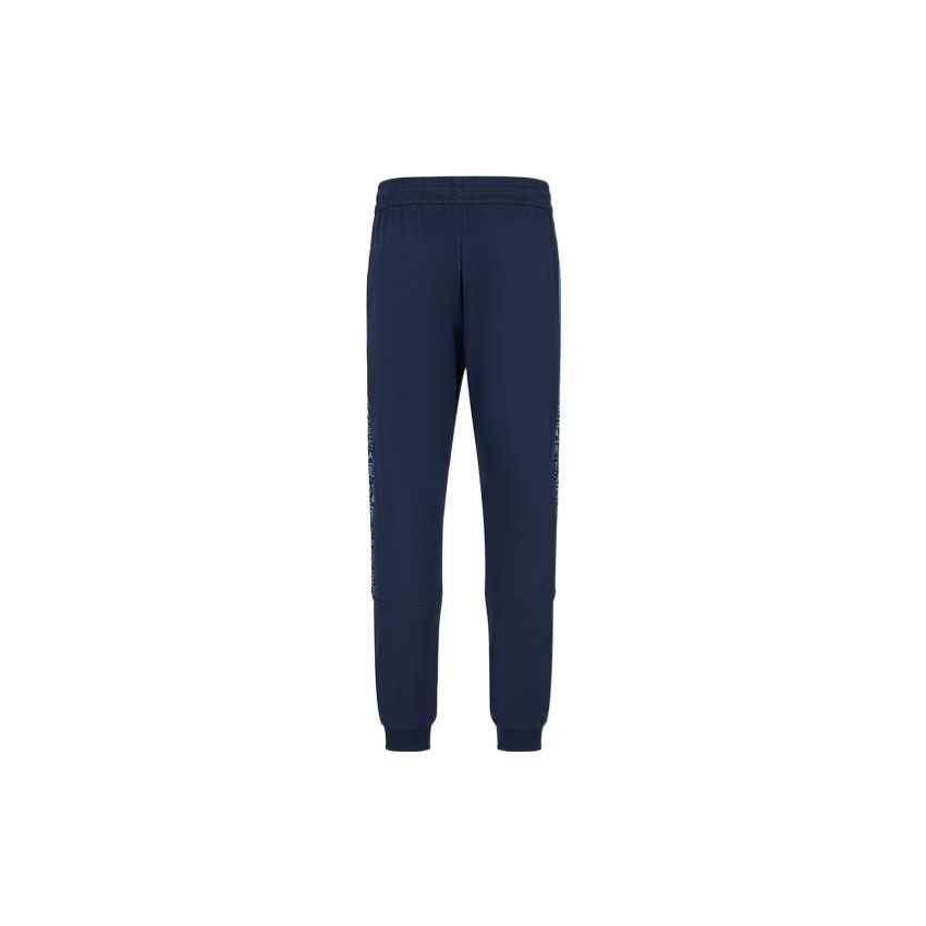 Emporio Armani EA7 Спортивные брюки с принтом логотипа-буквы на шнурке Вязаные Мужские брюки Темно-синий 3RPP65-PJ05Z-1554
