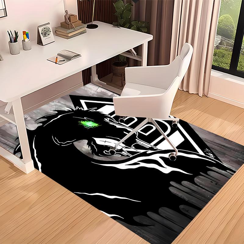 Borussia Monchengladbach logo Printed Absorbent Washable Carpet, Non-Slip Bathroom Mats, Kitchen Rugs, Yoga Mat,Living Room Entrance, Camping Picnic R