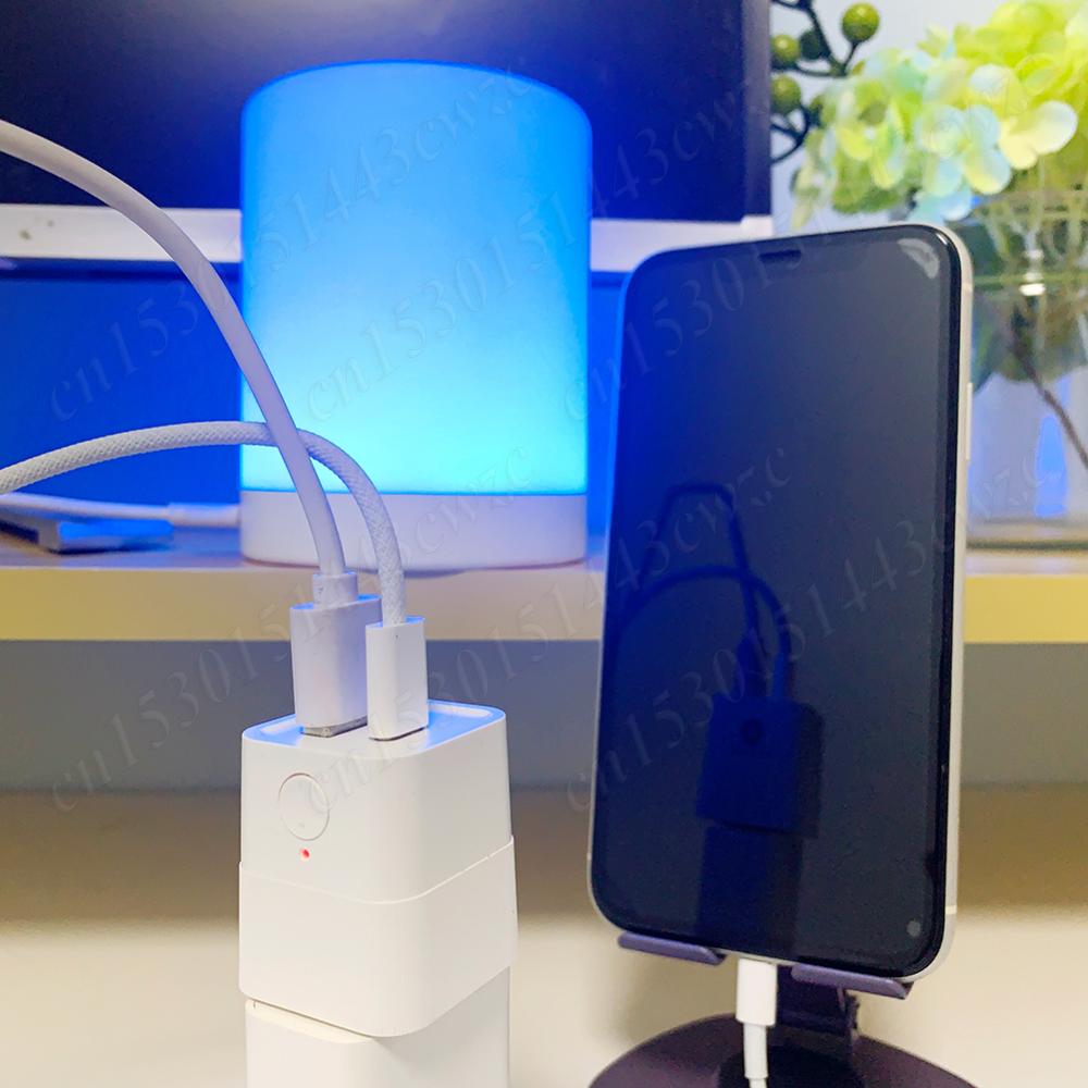 Мини USB-адаптер питания WiFi Зарядное устройство Вилка Таймер USB/Type C Умный WiFi-адаптер Голосовое управление Работает с Alexa и Google Home