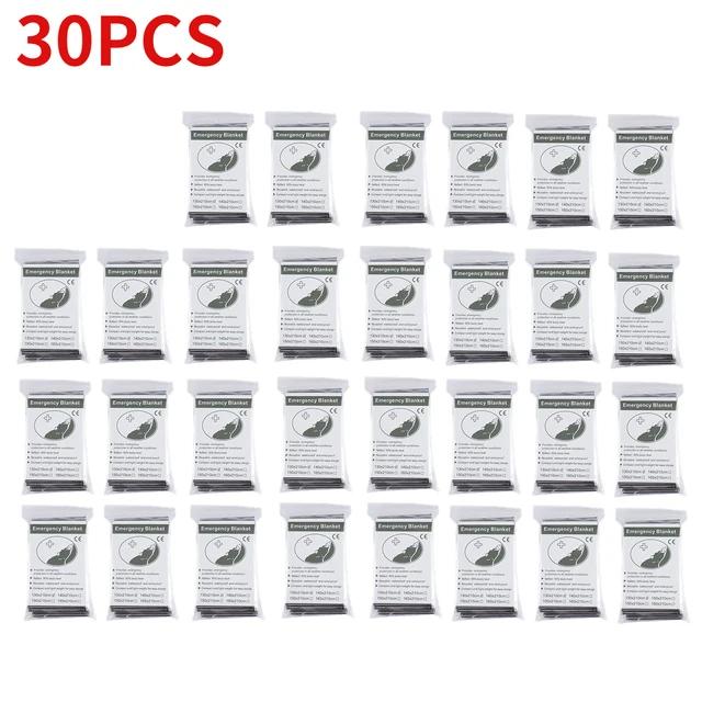 5-30 шт., одеяло для выживания в чрезвычайных ситуациях, аптечка первой помощи, водостойкая водонепроницаемая фольга, термоодеяло для кемпинга, военное одеяло, хит продаж