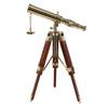 Brass Telescope On Tripod Stand Use DF Lens  Desktop Telescope for Home Decor & Table Accessory Nautical Spyglass