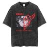Anime Attack On Titan Eren Jaeger Print T-shirts Tee Men Women Vintage Manga Oversized Casual T Shirt Harajuku Male Tshirt