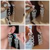 Crystal Jewelry New Year Earrings Aesthetic Rhinestone Earrings 2026 Stud Earrings New Year