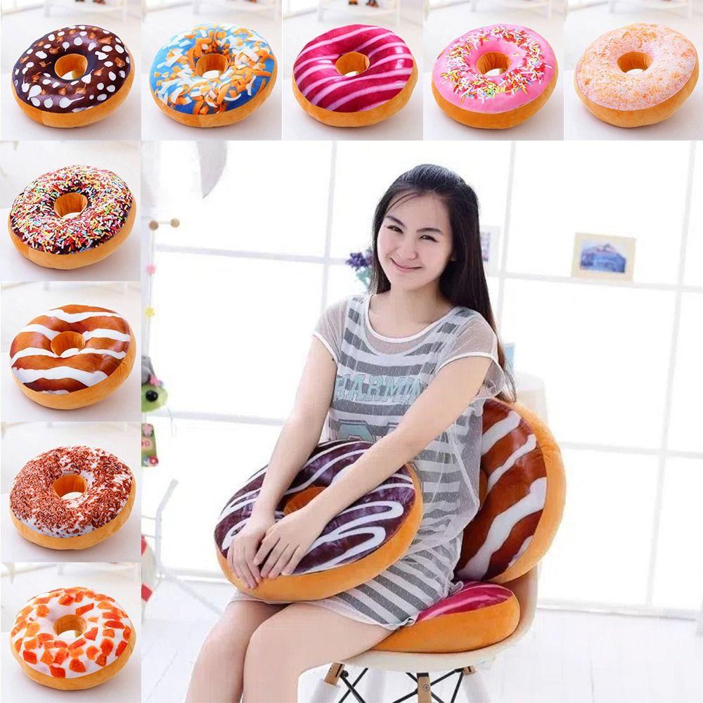 Super Soft Donuts Pillow Home Cushion Cute Nap Pillow Creative Sleeping Pillow
