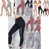 Леггинсы для фитнеса с высокой талией для женщин с боковыми карманами и поддерживающей эластичной посадкой