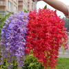 Подвесная искусственная цветочная лоза, устойчивая к УФ-излучению, для помещений и улицы, гирлянда из искусственных шелковых цветов, декор из имитации цветочного ротанга для дома, свадьбы, вечеринки
