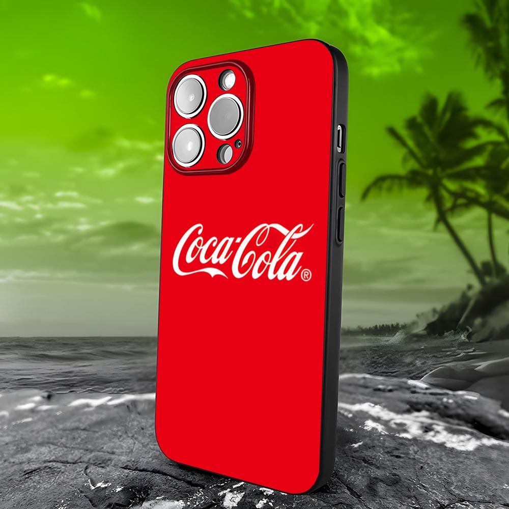 Горячие напитки C-Coca Чехол для телефона C-Cola Для iPhone 17 15 16 13 Pro Max 14 12 11 Xr X 8 7 6 Plus Роскошная задняя крышка