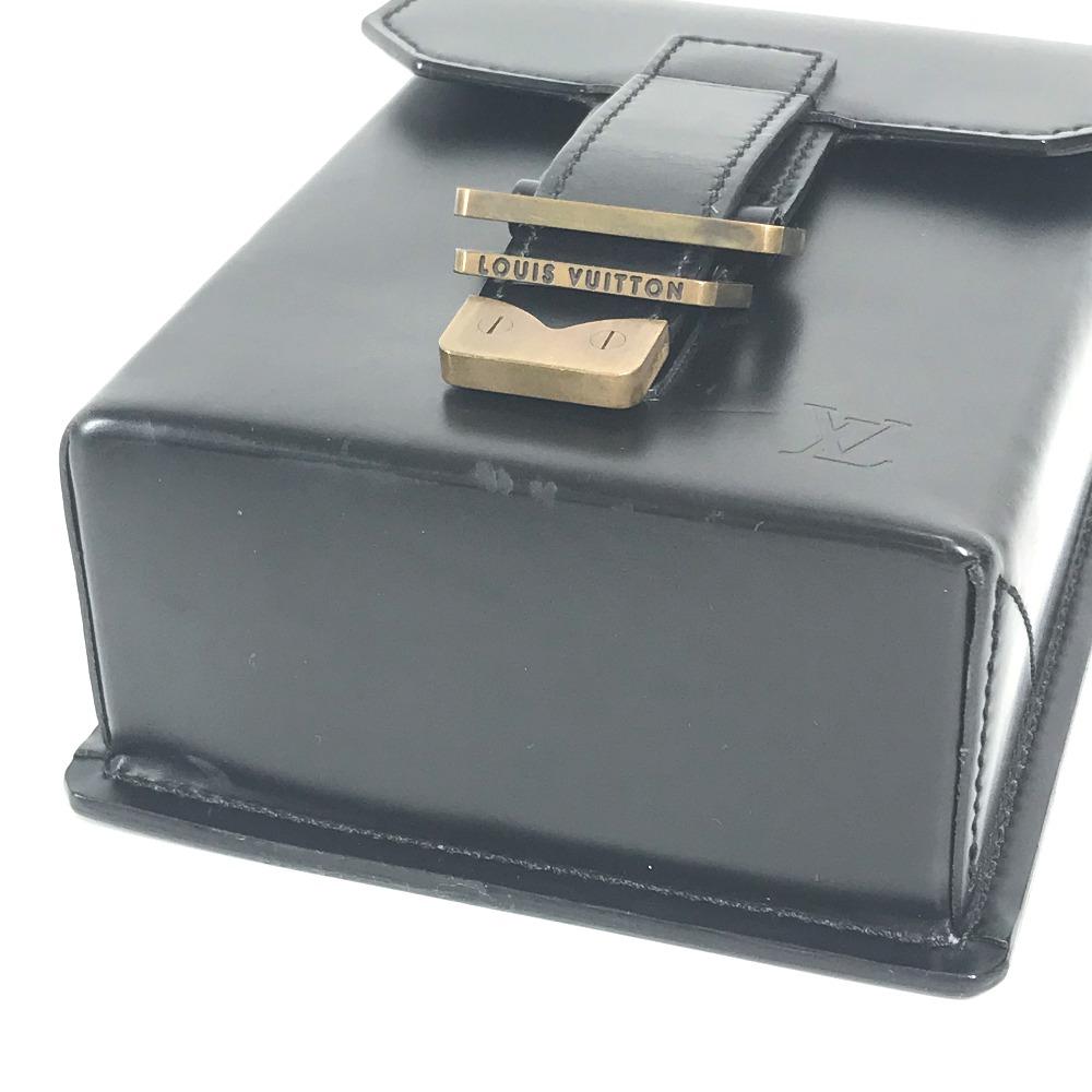 Louis Vuitton M92222 Liege line Pister Waist Pouch Belt Bag Pouch Leather Black
