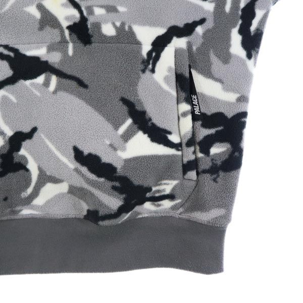 Palace Камуфляжный узор с логотипом на спине Пуловер с длинным рукавом freeze Parker L Мужской Б/у