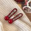 Seamless Hair Barrettes Polka Dot Hairpin Sweet Bangs Clip  for Women Girls