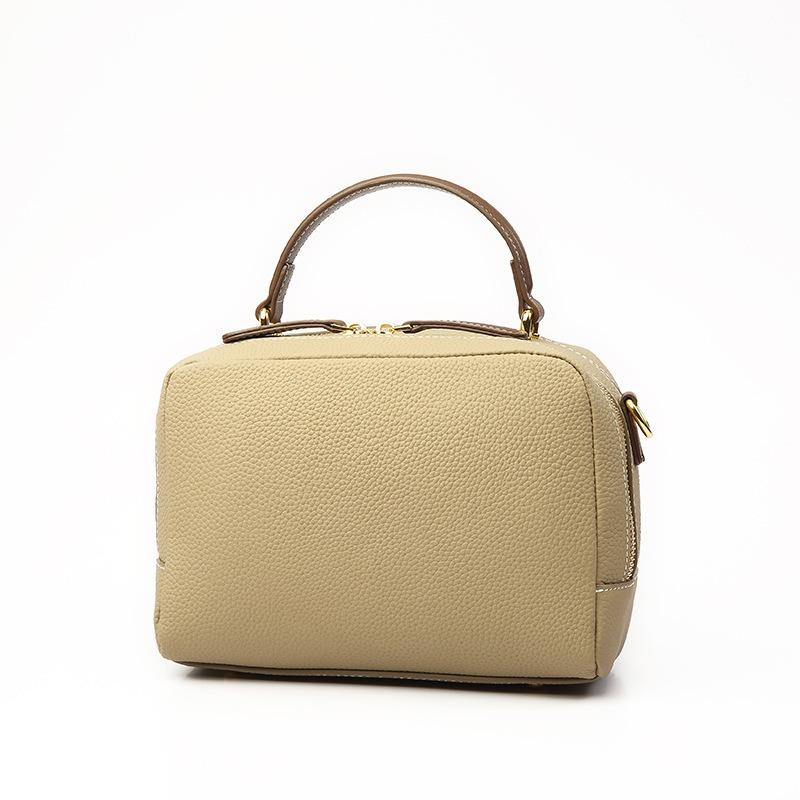 Верхний слой коровьей кожи, маленькая квадратная женская сумка через плечо Superior Sense Simple из натуральной кожи для женщин