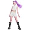 Костюм для косплея Kpop Demon Hunter 2025, Руми Зои, Мира, стиль косплей для девочек, детская сценическая одежда, Хэллоуин