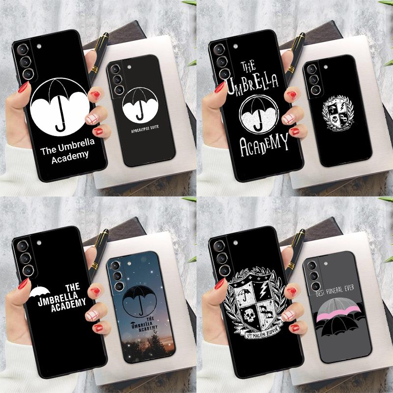 Umbrella Academy Logo Phone Case For Samsung Galaxy S24 Ultra S22 S23 S20 S21 S24 FE S9 S10 Plus Note 10 20 Ultra