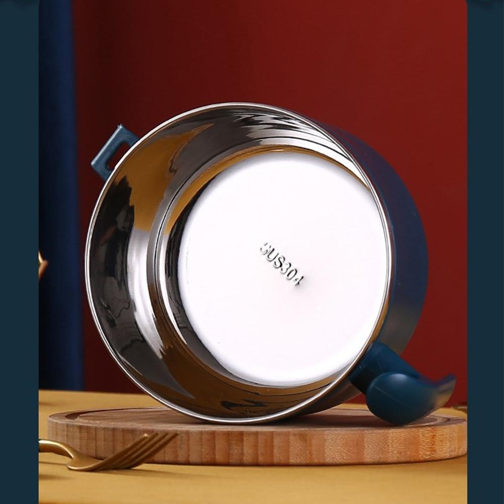 Миска для лапши быстрого приготовления Кухонная миска для рамэна из нержавеющей стали