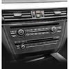 For BMW X5 F15 X6 F16 Make of Alcantara Auto Center Console Air Condition CD Panel Trim  Sticker Car Interior Decor Accessories
