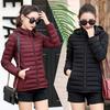 Women Jacket Winter Fashion Keep Warm Hooded Fashion Padded Puffer Jacket Light Ultra-thin Style Spring Autumn Female Slim Coat