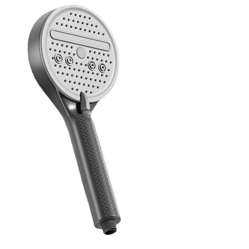 12cm High Pressure Handheld Shower Head Single Large Non-Slip Panel Saving Spray Modern Design for Wall-Mounted Home Bathroom
