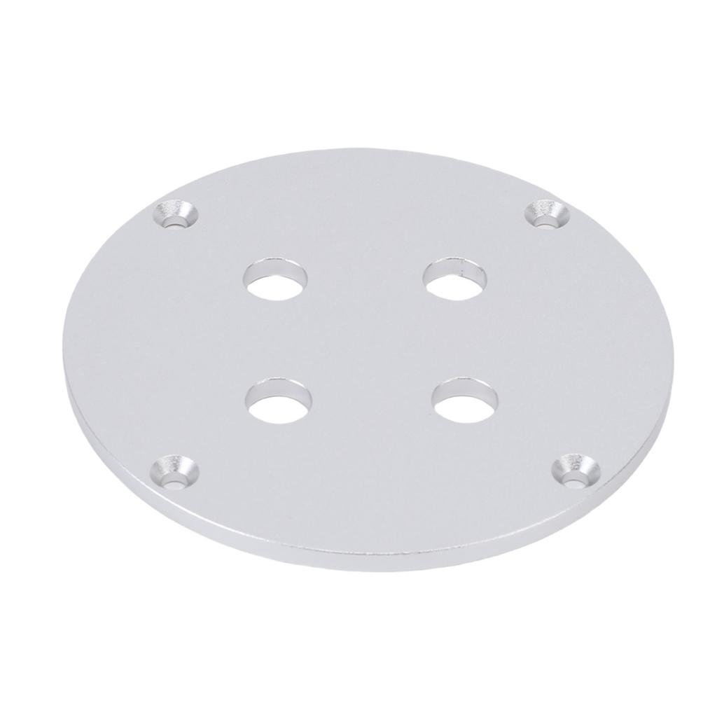 Audio Wall Plate Aluminum Alloy 4 Position Speaker Binding Post Wall Terminal Plate for Dual 1 4 in Headphone Jacks