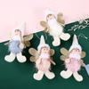 Christmas Stuffed Angel Doll Pretty Plush Hat Reusable Christmas Angel Ornament Xmas Party Girl Ornament Pendant Christmas Stuffed Angel Doll
