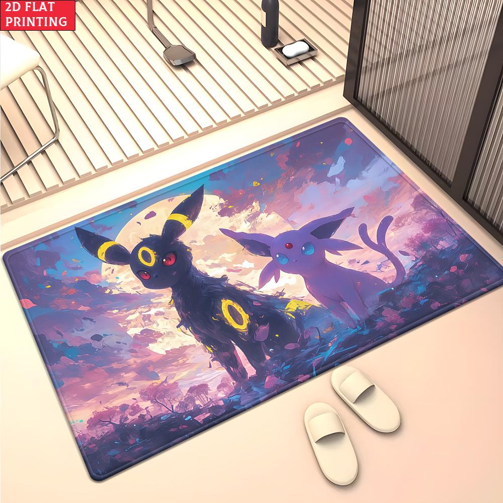 Cute Yellow Cartoon Character Area Rug Anti Slip Washable Floor Mat For Kids Bedroom Living Room Game Bedroom Home Decor Carpet