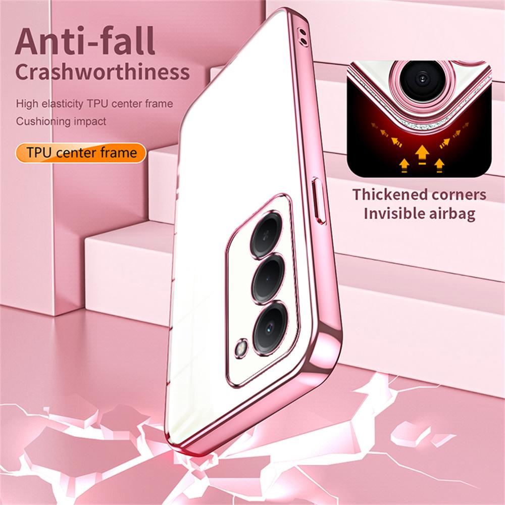 Phone Case For Xiaomi Redmi 15 5G (EU) (171mm) / 15 4G (EU) (171mm) Electroplating Frame Soft TPU Phone Cover