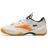Shock Absorbing Wear Resistant Low Top Badminton Shoes Men Shoes Black White Yellow 912424401-2