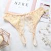 Sexy Lingerie Women's Panties Crotch Opening Transparent G-strings Thongs Hollow Out Solids Bowknot Underwear Women Lace Pantys