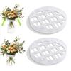 1/2Pcs Silicone Silicone Flower Arranging Grid Washable Flower Arranger  Home Decor